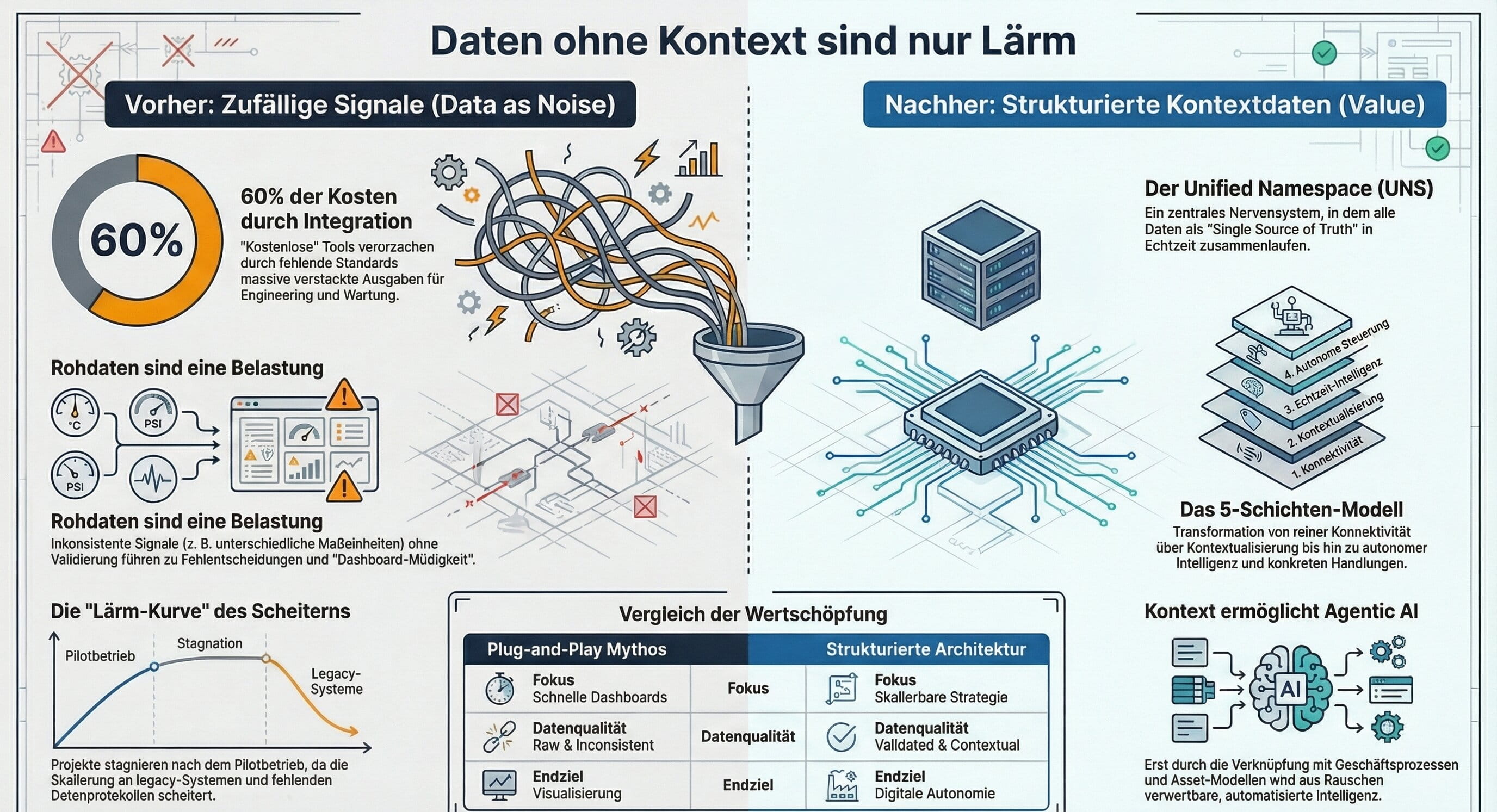 Die Plug-and-Play-Lüge im IIoT: Warum Ihre Smart Factory noch nicht smart ist (und was 2026 wirklich funktioniert)